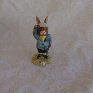 ROYAL DOULTON BUNNYKINS - Bogey Bunnykins Porcelain Figurine by Royal Doulton 1984 #D B 323