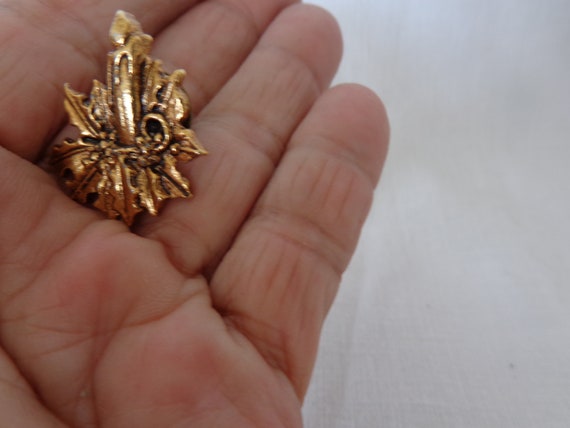 GOLD CANDLE PIN - Gold Tone CandleTac Pin- Gold T… - image 2
