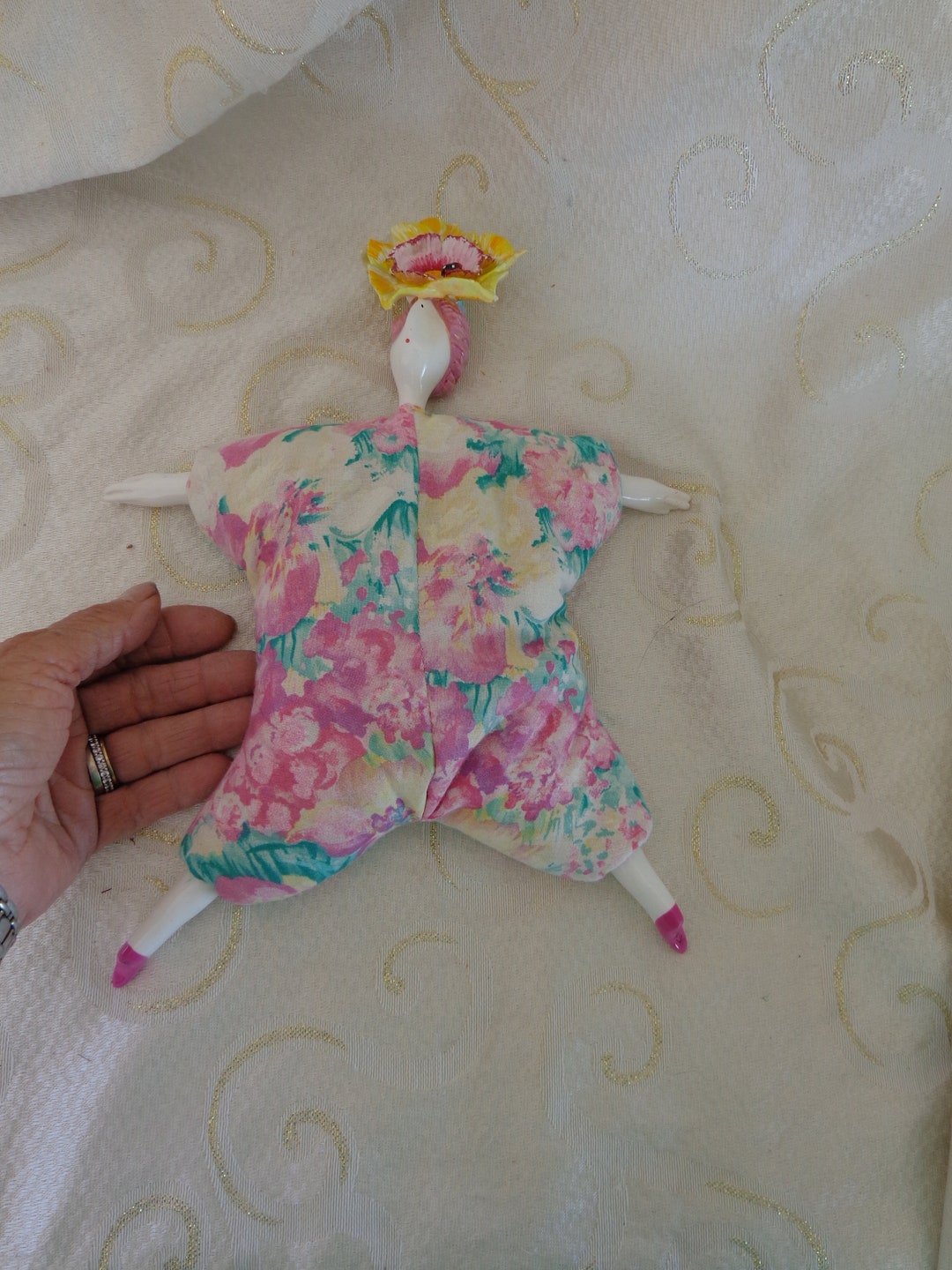 POUPEE MILLET DOLL by Serge 12 1/2h Flower and Lady Etsy