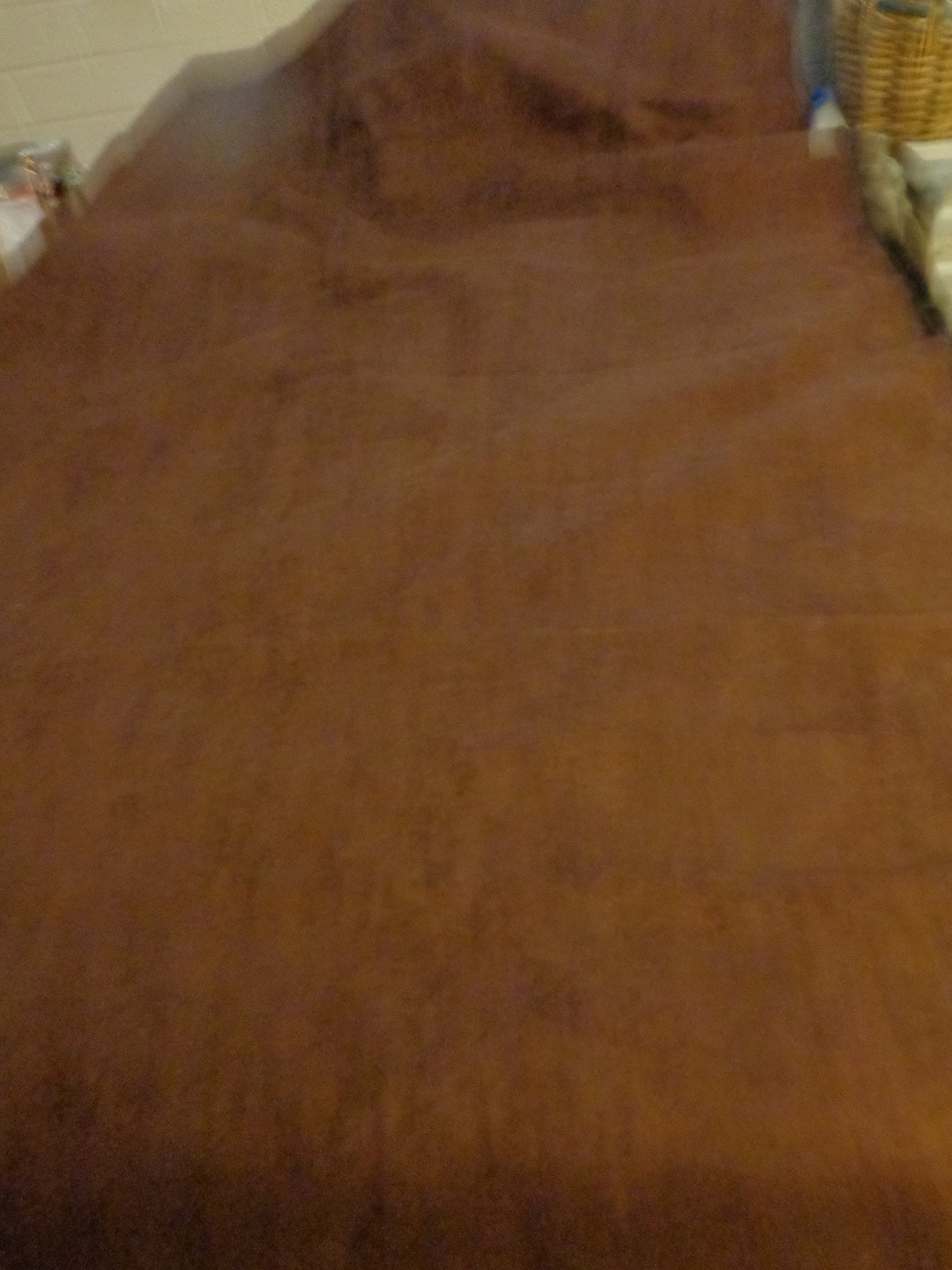 Suede Backing FAUX SUEDE UPHOLSTERY Suedecloth Brown Fabric W/cloth Backing - 60