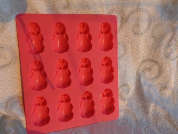 12-cavity Party Pig Silicone Mold Cartoon Silicone Model Diy Mold