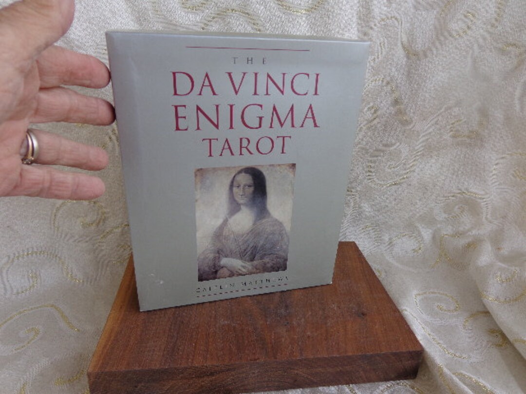 DA VINCI ENIGMA Tarot Card Set Original Box/78 Cards W/book Box 7 X 8 1
