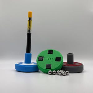 ゴム足、内部ウェイト、カスタムカラーを備えた510ベイプスタンド