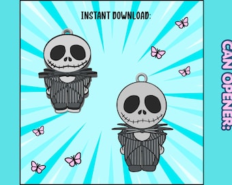 Skeleton Can Opener 3MF File | Cute Halloween Soda Can Opener | Spooky Drink Accessory | Digital Download | 3D Print File