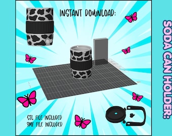 3D Printing File Soda Can Holder - STL 3MF Download