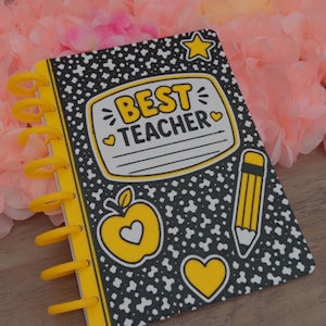 Teacher Discbound Notebook 3MF File | A5 3D Printed Notebook Cover | Best Teacher Gift | Printable Planner Cover | Digital Download