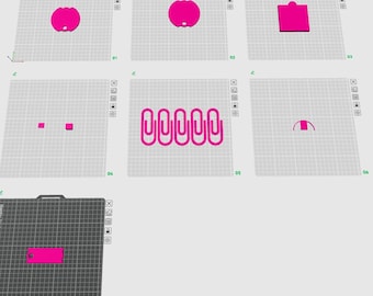 3D Print Negative Files Bundle STL & 3MF | Clicker, Can Opener, Paper Clip Sticky Note Holder Stanley Lid Cover Negatives Digital Download