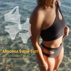 Moorea Swimsuit – Sewing Pattern/Schnittmuster (PDF, XS-XL)