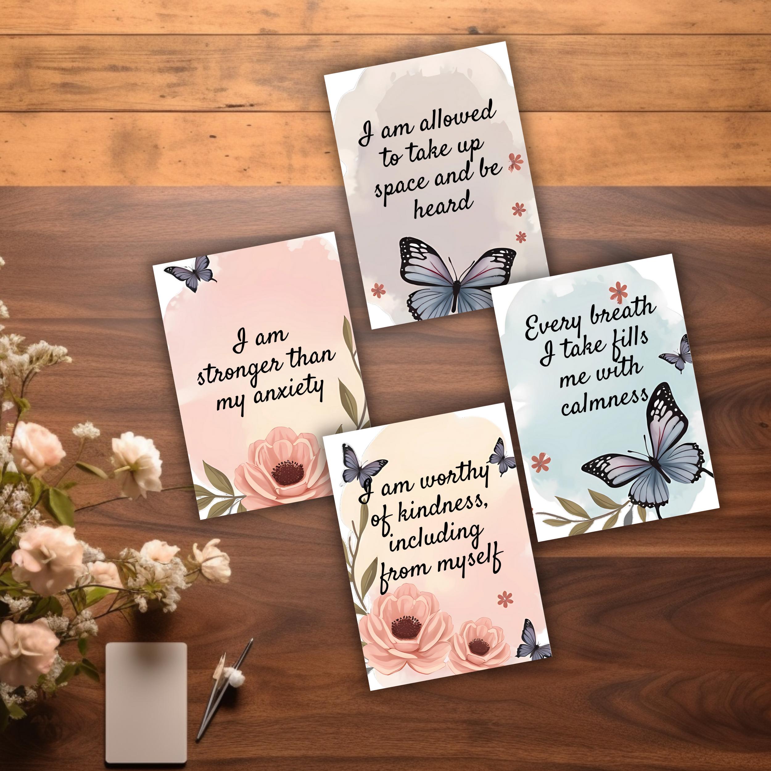 Printable Positive Affirmation Cards for Teens | Daily Motivational ...