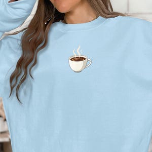 Coffee Cup Graphic Tee, Cute Coffee Lover Gift, Funny Coffee T-shirt, Morning Coffee Shirt, Unique Graphic Tee, Coffee Enthusiast Gift image 9