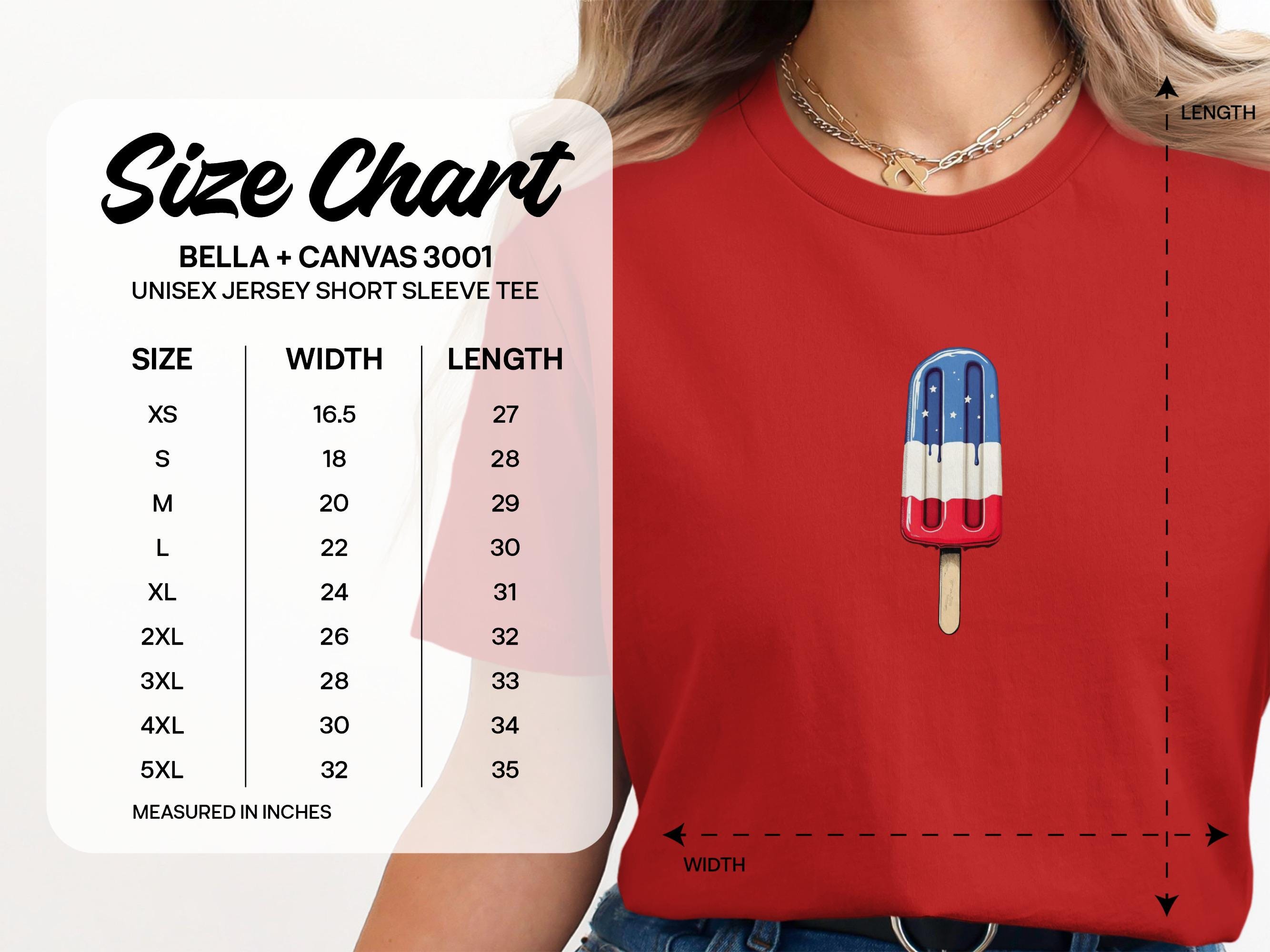 Women's American Flag Ice Cream Popsicle T-Shirt - Patriotic 4th Of July Casual Top