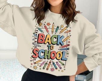 Ritorno a scuola PNG, Clipart scolastiche, Matita PNG, Pastello PNG, Materiale scolastico, Sublimazione PNG, Download digitale