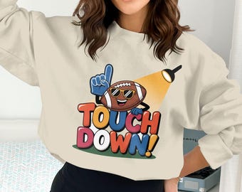Touchdown Png, football Png, sports Png, football Clipart, téléchargement numérique Png, conception de T-shirt, fer sur le transfert