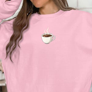 Coffee Cup Graphic Tee, Cute Coffee Lover Gift, Funny Coffee T-shirt, Morning Coffee Shirt, Unique Graphic Tee, Coffee Enthusiast Gift image 1