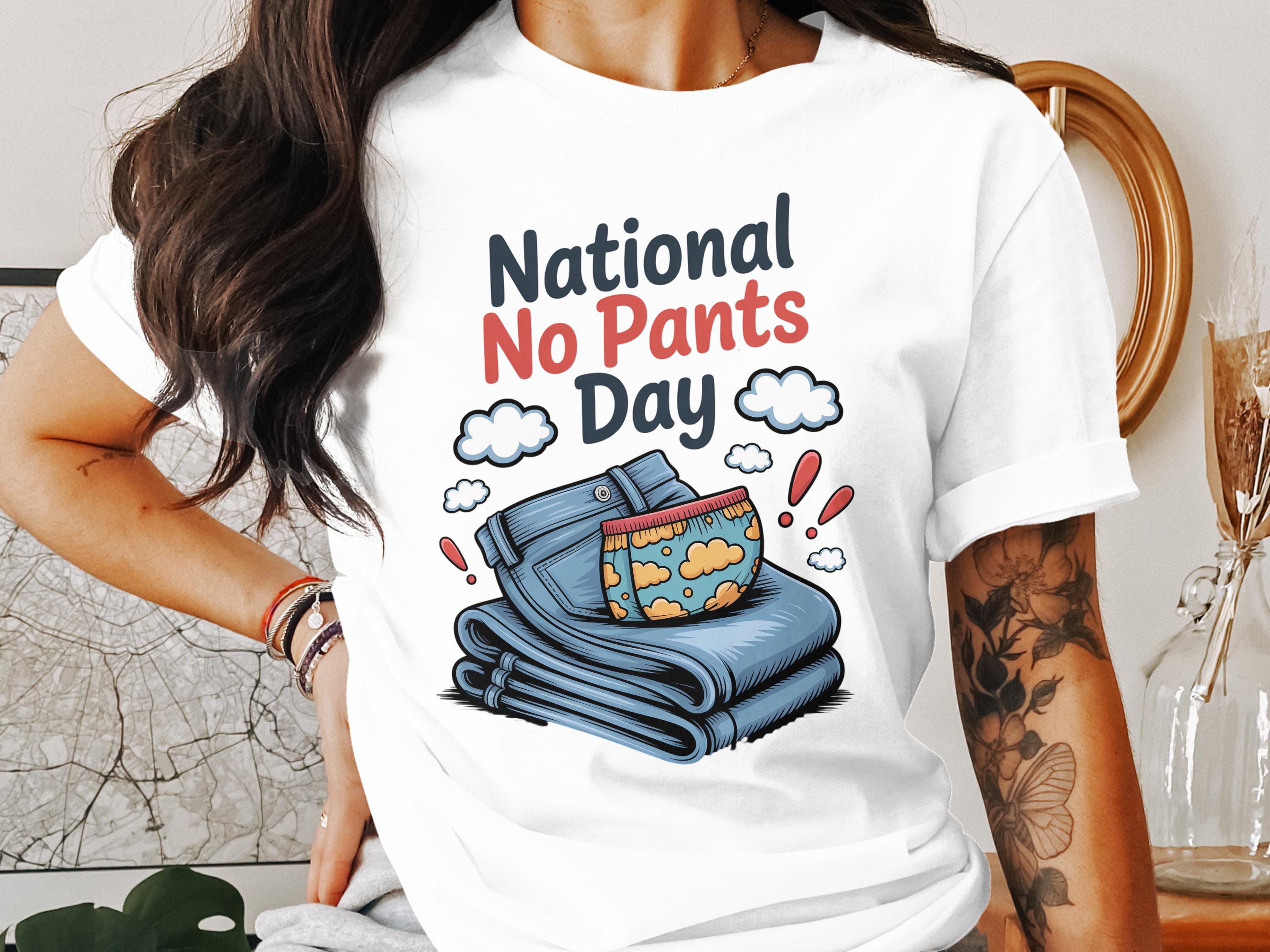 National No Pants Day Png, Funny No Pants Day, Pants Clipart, Digital  Download Png, Holiday Png, Sublimation Design - Etsy