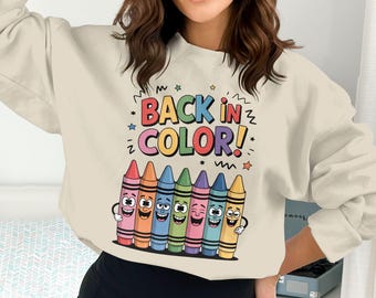 Torna a colori PNG, Pastello PNG, Scuola PNG, Insegnante PNG, Ritorno a scuola, Sublimazione PNG, Download digitale