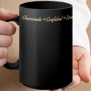 Leo Zodiac Sign Mug with Gold Lion Design, Astrological Coffee Cup, Unique Leo Gift for Birthdays, Stylish Horoscope Mug for Leos image 4