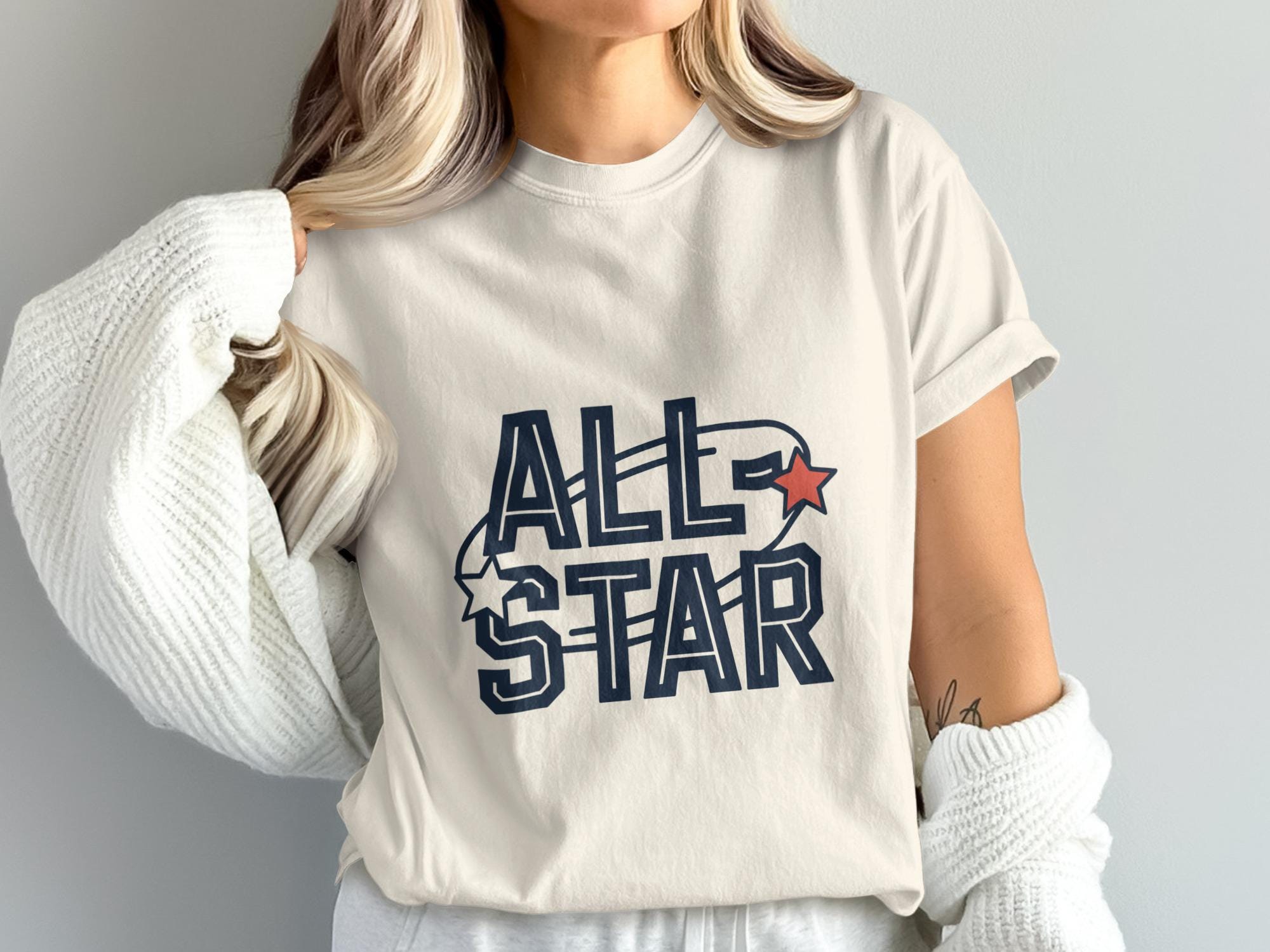 All Star Png, All Star Clipart, Star Png, Digital Download Png, Sport ...