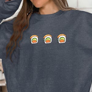 Sushi Roll Graphic Tee, Novelty Sushi Lover T-Shirt, Unique Sushi Design Unisex Shirt, Fun Foodie Apparel, Japanese Cuisine Tee