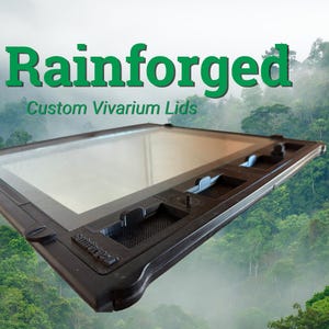 Rainforged Custom Vivarium Lid for Exo Terra 18"x18"x18", 18"x18"x24", 18"x18"x36"