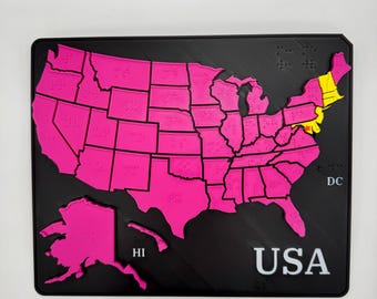 USA and Northeast Map Puzzle