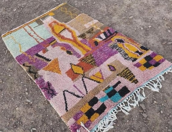 Custom Morrocan Rug, Beni Ourain Rug, Handmade Rug, Moroccan Area Rug, Moroccan Berber Rug, Moroccan Rug, Moroccan Rug 8x10, carpet