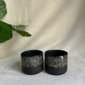 Ręcznie robiony kubek do cappuccino, kubek ceramiczny, filiżanka do kawy, kubek gliniany, estetyczny kubek, kubek z glazurą, słodka ceramika, nowoczesna ceramika