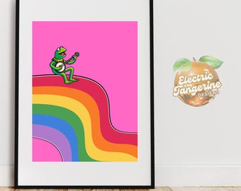 Plakat Rainbow Connection Kermit