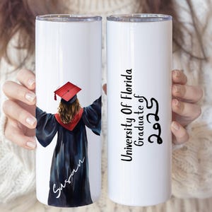 Personalized Graduation Tumbler: Class of 2025 Collage Mug