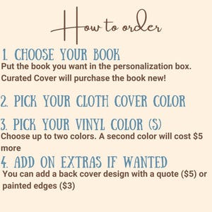 Custom rebound book *MADE TO ORDER*