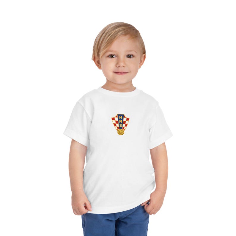 Croatian National Football Team Crest Soccer Toddler Tee | Croatian National Soccer Team Toddler Shirt Bild 7