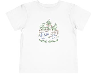 Illustration pour lit surélevé cultivé à la maison pour tout-petit | Chemise de jardinage pour tout-petit