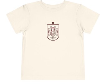 T-shirt de football national espagnol pour tout-petit | Maillot de l'équipe d'Espagne de football pour tout-petit
