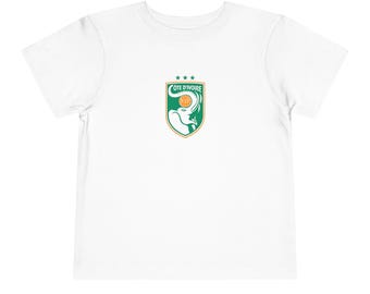 Côte d'Ivoire - T-shirt pour tout-petit à écusson éléphant | Chemise de football de Côte d'Ivoire pour tout-petit