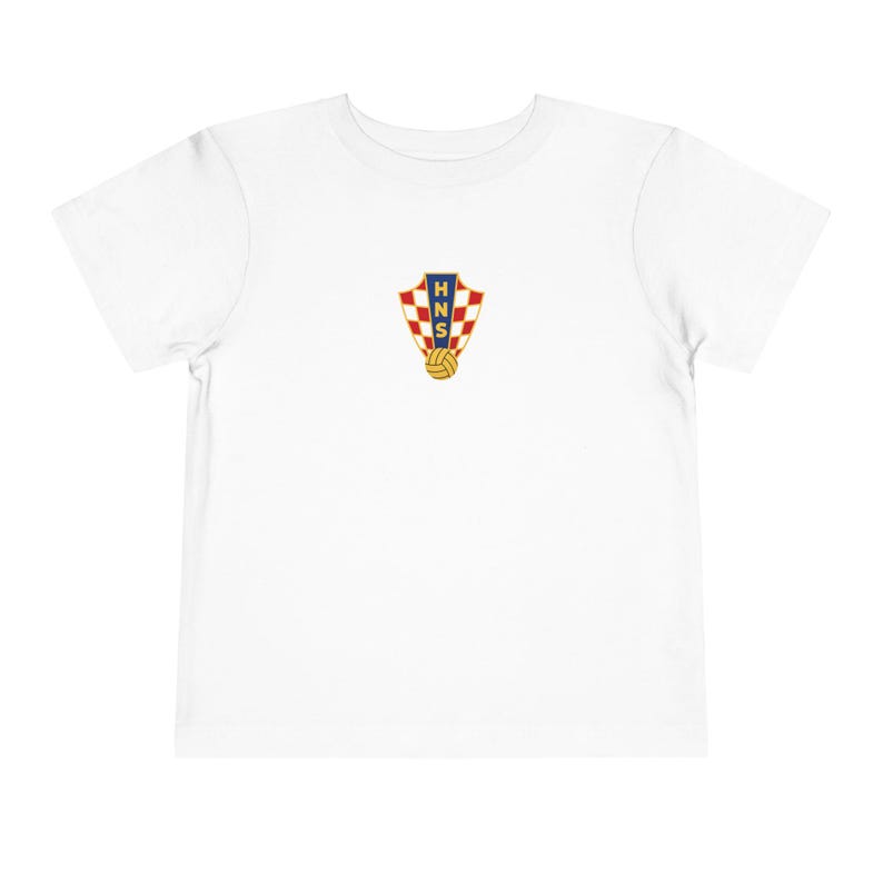 Croatian National Football Team Crest Soccer Toddler Tee | Croatian National Soccer Team Toddler Shirt Bild 2