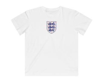 T-shirt enfant de football national d'Angleterre | Maillot de football Angleterre pour enfant