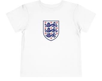 T-shirt de football d'Angleterre pour tout-petit | Haut de l'équipe d'Angleterre de football pour tout-petit