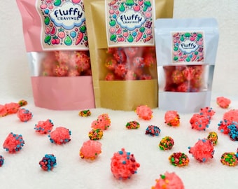 Freeze dried candy puff