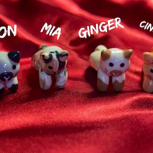 Clay Cat Hippers: Phone Charm with Double Sided Tape