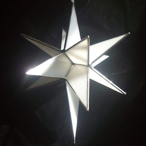 Stained Glass Bethlehem Star - 3D 12 point