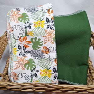 Reusable Paper Towels: Cotton Flannel, Kitchen Cloth, Napkins l, 10" X 12"