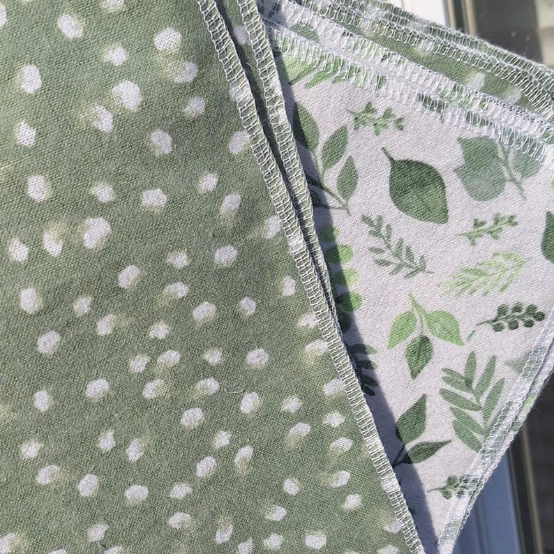 hostess gift under $40.gift for hostess under $30 paper towel replacement kitchen eco friendly dishcloths plastic-free sustainable home essentials unique summer wedding gift Absorbent flannel dishcloths eco-friendly kitchen essentials handmade gift for newlyweds 30-year-olds Cottagecore kitchen gift reusable unpaper towels sustainable farmhouse