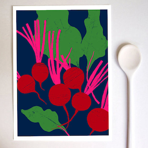 Beetroots - Kitchen art print - 8.3x11.7" - archival fine art giclée print