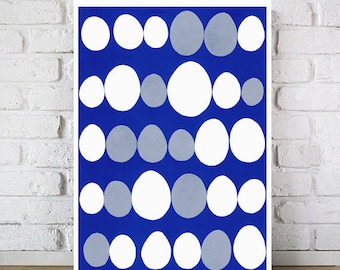 Bleu 1  20x27" - high quality fine art print