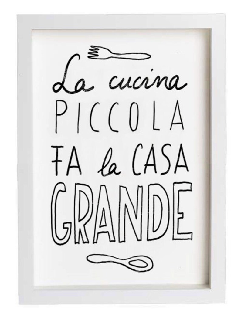 Cucina picolla Anek poster print 20x27 archival fine art giclée print image 2