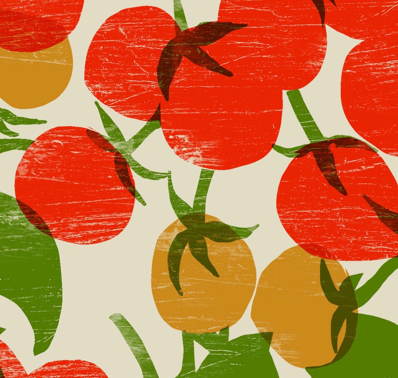 Cherry Tomatoes Poster print 20x27 archival fine art giclée print image 2