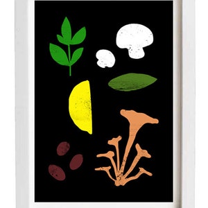 Good Food 1 Kitchen print 8.3 x 11.7 A4 high quality fine art print image 3