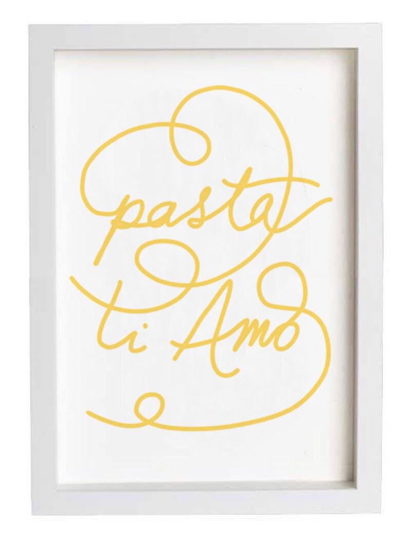 Pasta poster print 20x27 archival fine art giclée print image 2