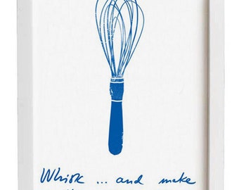 Kitchen Art - Whisk and make clouds - high quality fine art print