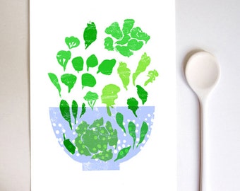 Lettuce Art Print / high quality fine art print